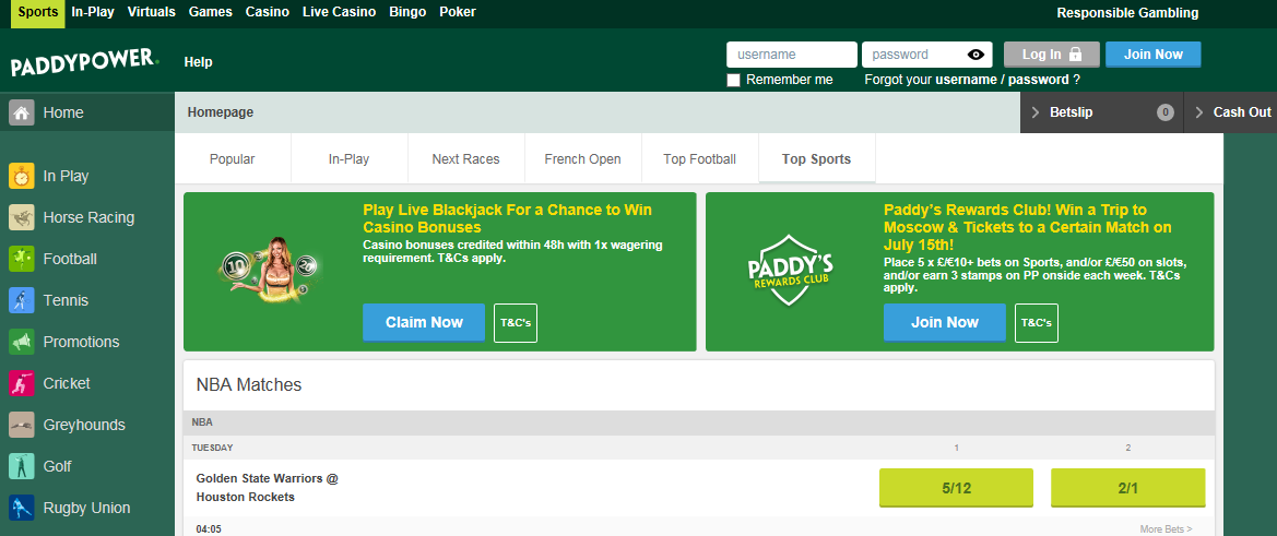 Paddy Power Bonus