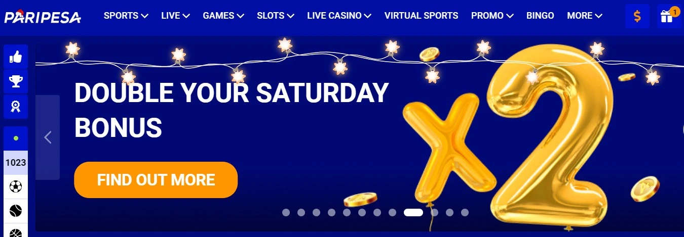 Paripesa GHANA turbo saturday bonus